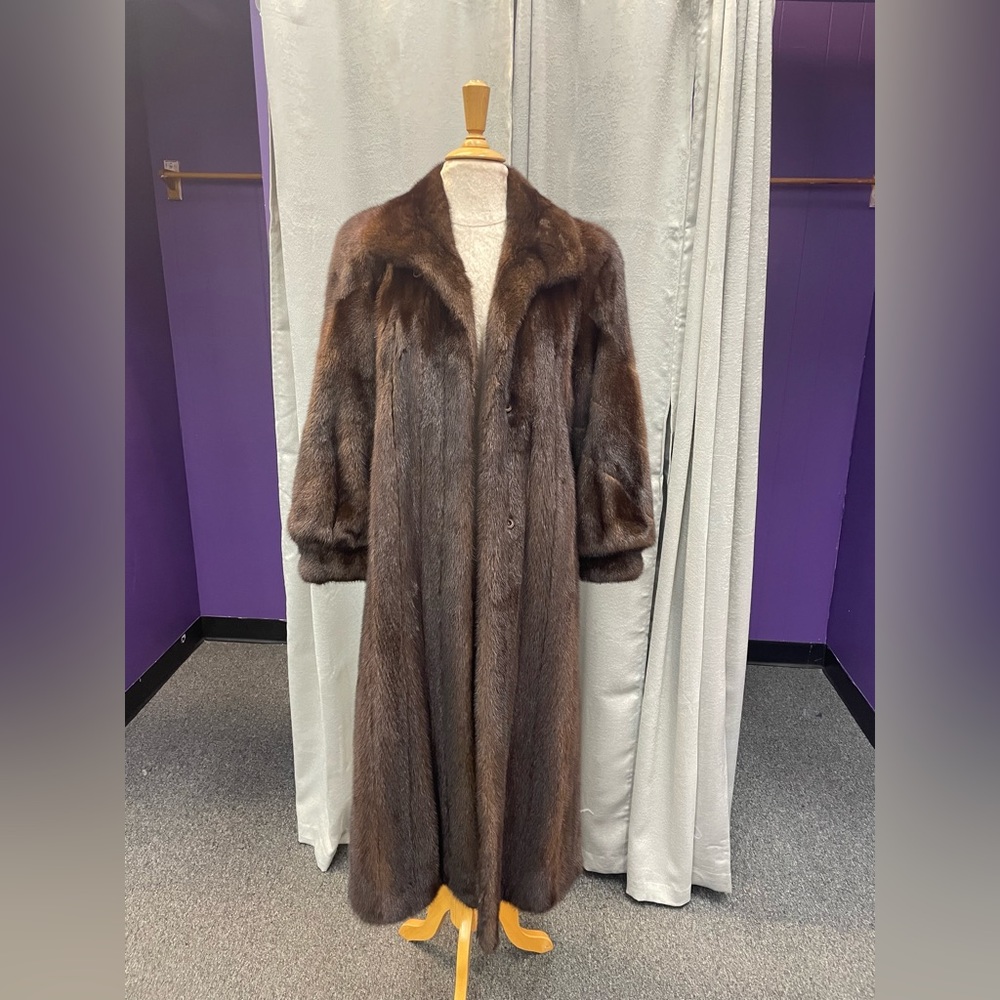 Full length mink coat
